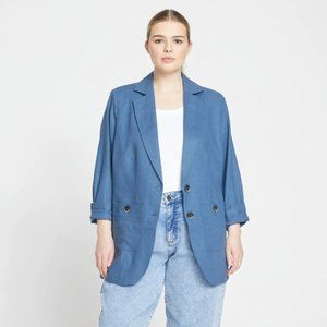 Universal Standard Linen Blazer.  New with Tags.